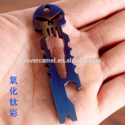 Titanium Multi Function Packet Camping Survival Kit EDC Tool Screwdriver Spanner Bottle Opener