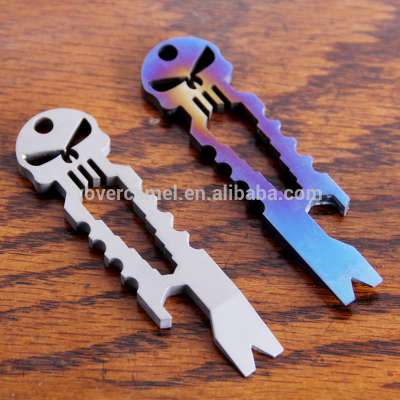 Titanium Multi Function Packet Camping Survival Kit EDC Tool Screwdriver Spanner Bottle Opener